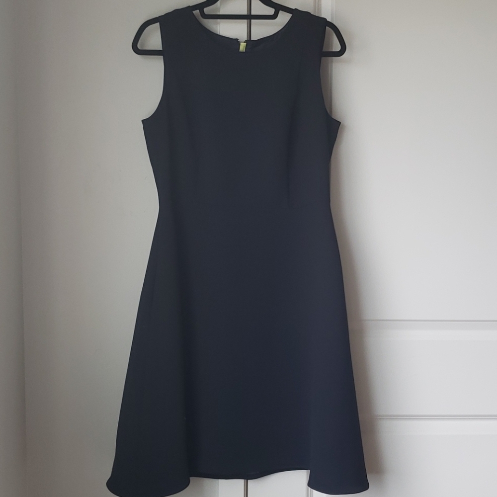 Talbots Midnight Blue Sleeveless A-line Dress